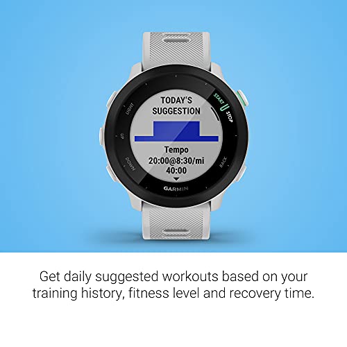 Refurbished Garmin Forerunner 55 GPS Running Watch with Heart Rate & Workout Features