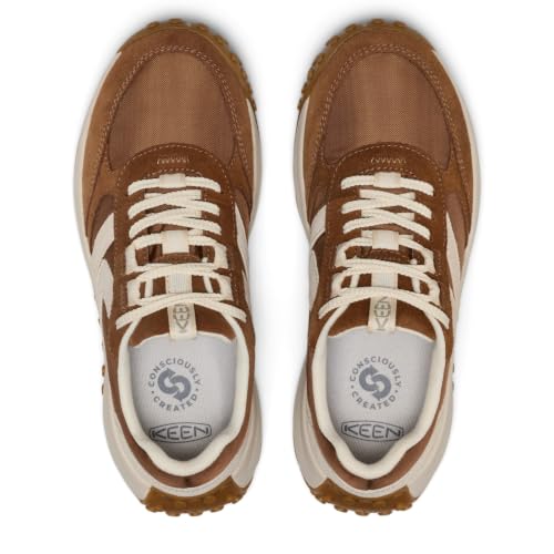 KEEN Women's KS86 Retro Style Sneakers Bison/Birch — Comfortable & Durable