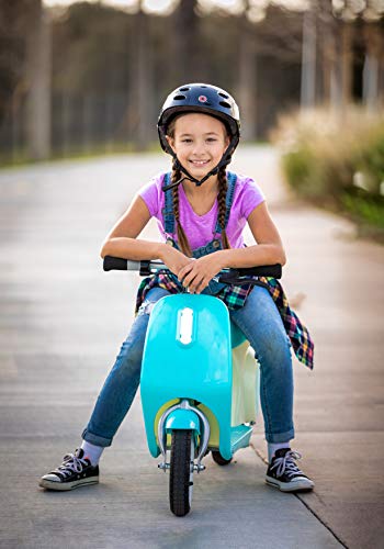 Mini Electric Scooter for Kids - Retro Style Youth E-Scooter, Up to 8 mph, 40 Min Ride Time