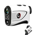 KOKVP White Golf Range Finder with Slope, 1200 Yards, Magnetic Mount, Flag Lock