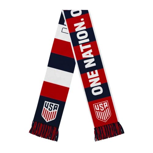 Icon Sports Officially Licensed US Soccer Federation Fan Pack Blue Small - Jacket, Shirt, Jersey, Scarf & Ball