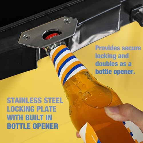 Yellow Jacket 27 Quart Portable Ice Cooler with Insulation & Heavy Duty Handle