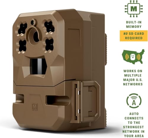 Moultrie Edge Cellular Trail Camera 3 Pack - 720p Video, Night IR, Cloud Storage
