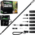 Black Rhino USA Survival Hiking Stick Multi-Tool Walking Staff for Camping & Trekking