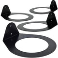 4-Pack Wall-Mounted Medicine Ball Holder Rack for Gym Storage
