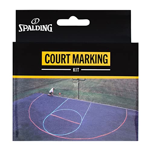 Outdoor Basketball Court Marking Kit with Chalk & Line String