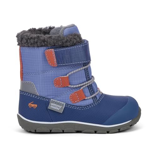 See Kai Run Atlas II Toddler Waterproof Boots - Blue, Size 9