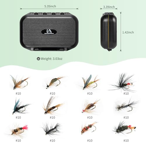 5WT 9' Fly Fishing Combo Kit - 4-Piece Rod & Pre-Spooled Reel, Travel Case