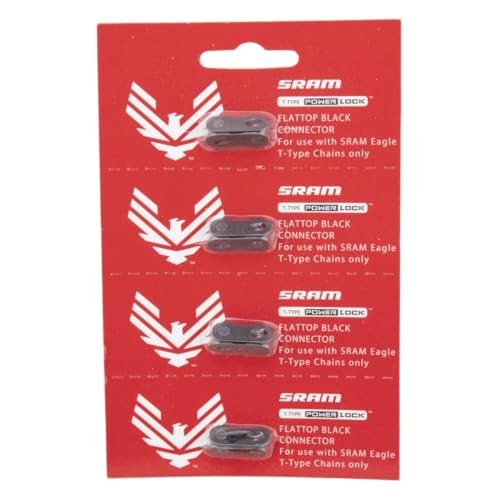 SRAM Eagle 12-Speed Chain Lock Link PowerLock T-Type - Black, Pack of 4