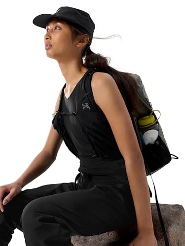 Arc'teryx Lana Merino Wool Tank Top Women Large Black - Light, Breathable Mountain Wear