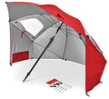 Sport-Brella UPF 50+ Red Umbrella Shelter with Side Panels & Tilt, Heavy-Duty Center Pole