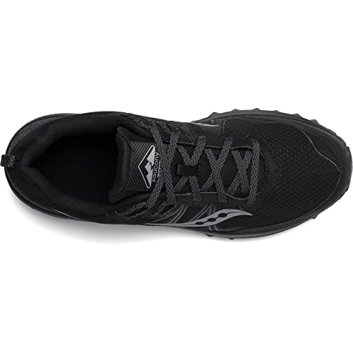 Saucony Men's Excursion TR14 Trail Running Shoes - Wide 10.5 Black Charcoal