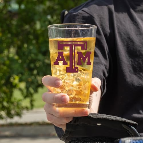 Texas A&M Aggies 16 oz Pint Glass - Durable Team Drinkware for Gameday & Home Bars