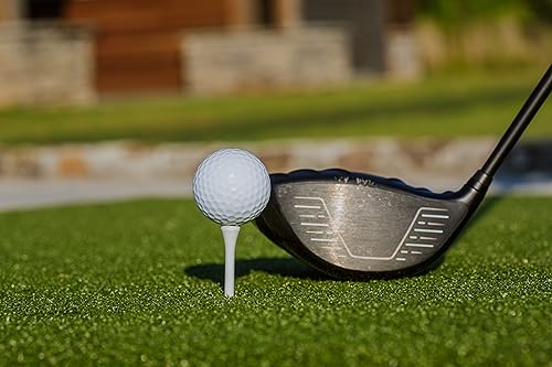 5x5-Foot Commercial Golf Practice Mat with Realistic Turf & Tee Insert