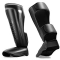 Martial Arts Shin Guards for MMA & Muay Thai - Black, Large
