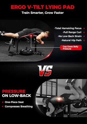 Mikolo Black LE00 Leg Extension & Curl Machine Adjustable Home Gym Equipment
