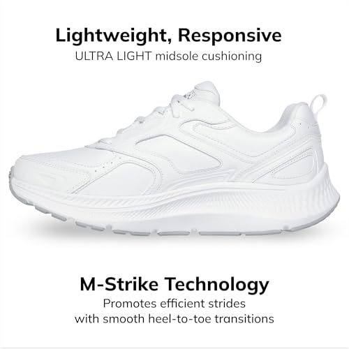 Skechers Women's Go Run Consistent 2.0 Sumpter Trail Shoes - White, 8 Wide