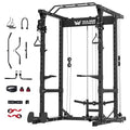 Major Fitness Drone 1 Power Cage Black All-in-One Home Gym with Cable Crossover, Squat Rack & Landmine