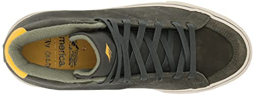 Emerica Men's Omen Hi Skate Shoe, Olive, 6