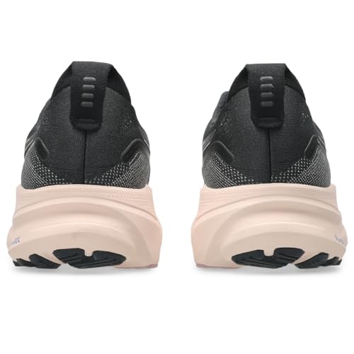 ASICS Women's Gel-Kayano 32 Running Shoes Black/Pearl Pink 9.5 - Supportive Athletic Sneakers