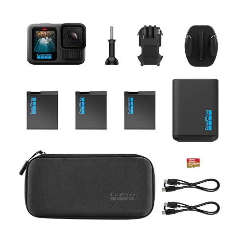 GoPro HERO13 Black Extended Power Bundle with Dual Charger & 3 Batteries