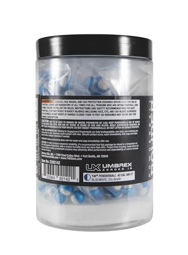 Umarex .43 Caliber Powder Ball Ammo - 500 Rounds for Paintball Markers