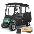 10L0L 2 Passenger Golf Cart Enclosure Rain Cover with Windshield for Yamaha G14 G16 G22 G29 Drive2