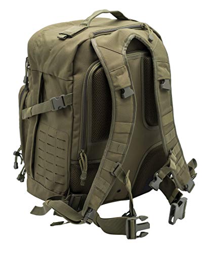 LA Police Gear 24 Hour Tactical Backpack OD Green | Rugged Military-Style Daypack