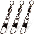 Fishing Swivels Snaps Set 60 Pcs Stainless Steel & Copper Tackle Connectors #1 / 60