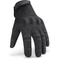 NoCry Small Men's Heavy Duty Work Gloves with Knuckle Guards, Reinforced Palms