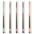 LOTKEY 4-Piece Pool Cues Set 58 Inch Canadian Maple Billiard Sticks for Adults