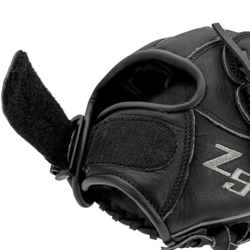 SSK Z5 Baseball Training Gloves 8.5" Black Right Hand Throw - Game-Ready Leather