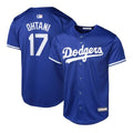 Kids Shohei Ohtani Los Angeles Dodgers Blue Alternate Player Jersey 8-20 - Outerstuff