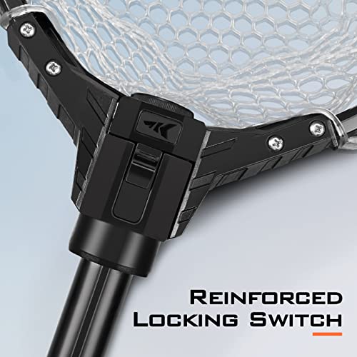 KastKing Brutus 75" Extendable Silicone Landing Net with Foldable Handle