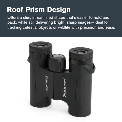 Celestron Outland X 8x25 Pocket Binoculars for Travel & Outdoor Adventures