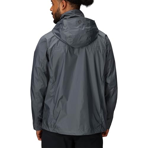 Men's Waterproof Rain Jacket - Steel Onyx - Lightweight, Breathable, Packable