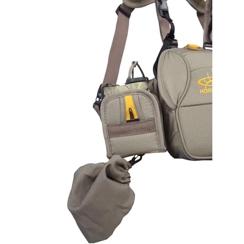 Binocular Harness System Combo with Rangefinder Case & Rainfly - Stone / Large