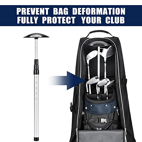 Golf Travel Bag with Support System and 600D Heavy Duty Oxford, Large Size Fits Full Set