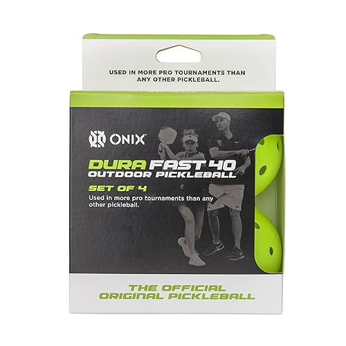 DURA Onix Fast 40 Outdoor Pickleballs – Neon