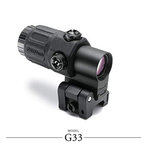 EOTECH G33.STS Magnifier with STS Mount, Black - Quick-Detach 3x/5x Optic