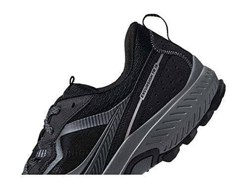 Saucony Men's Excursion TR16 Trail Running Shoes - Black/Charcoal, Size 10.5