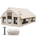 Inflatable Family Camping Tent 8-12 Person, All-Season Waterproof Glamping Tent
