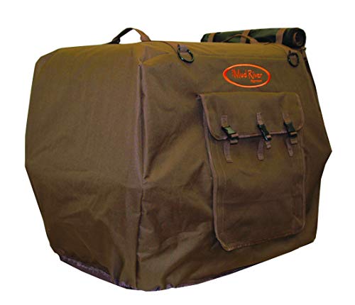 Mud River Bedford Kennel Cover XL Extra Large 40x28.5x30 Inches - Uninsulated Weather-Resistant Pet Shelter
