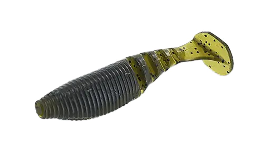 Gary Yamamoto 4" Kickin' ZAKO Green Pumpkin W/Black Flake (5 Pack),One Size,YAM-134P-05-297