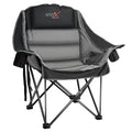 Oversized Camping Chair with Cup Holder 500LBS - Black, 1PC