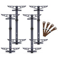 Kalkal 20" Aluminum Tree Stand Climbing Sticks for Saddle Hunting - Grey, 4 Pack