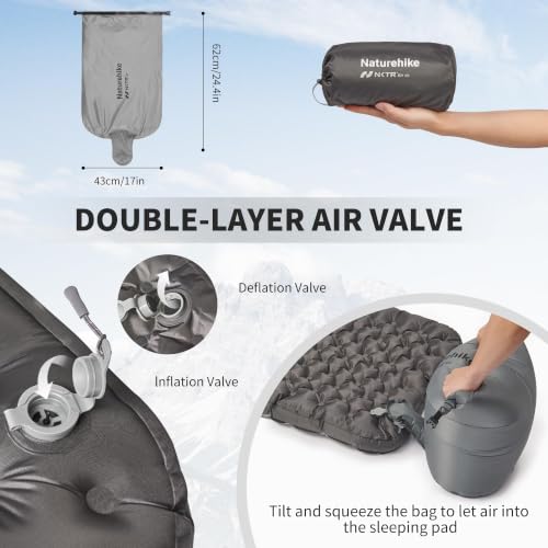 Ultralight Sleeping Pad with Sidewalls - Silver Large, 20oz Insulated Camping Mat