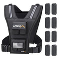 APEXUP Adjustable 20lb Weighted Vest for Men - Black, Removable Weights