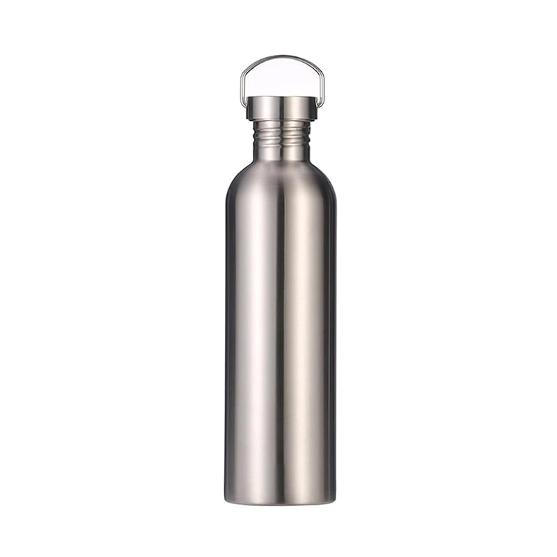 51 Ounces Stainless Steel Water Bottle - Single Wall Kettle Cup with Handle, Leak-Proof, Large Capacity