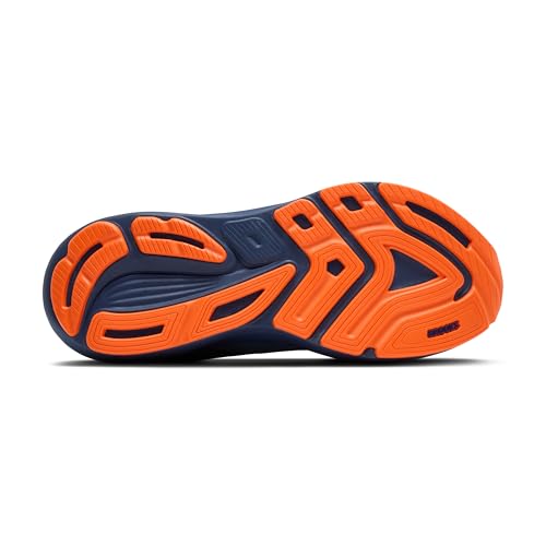 Brooks Men’s Revel 8 Running Shoe - Blue/Blue/Orange, Size 9
